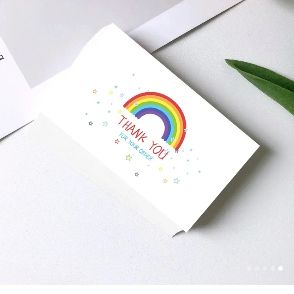 50pcs Exquisite Thank You Cards - Perfect for Business, Baby Shower, W…
